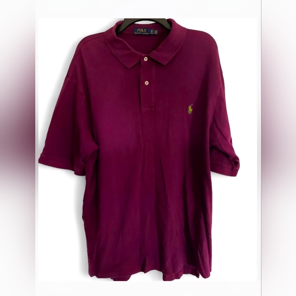 Ralph Lauren Men's Polo Shirt - Deep Maroon